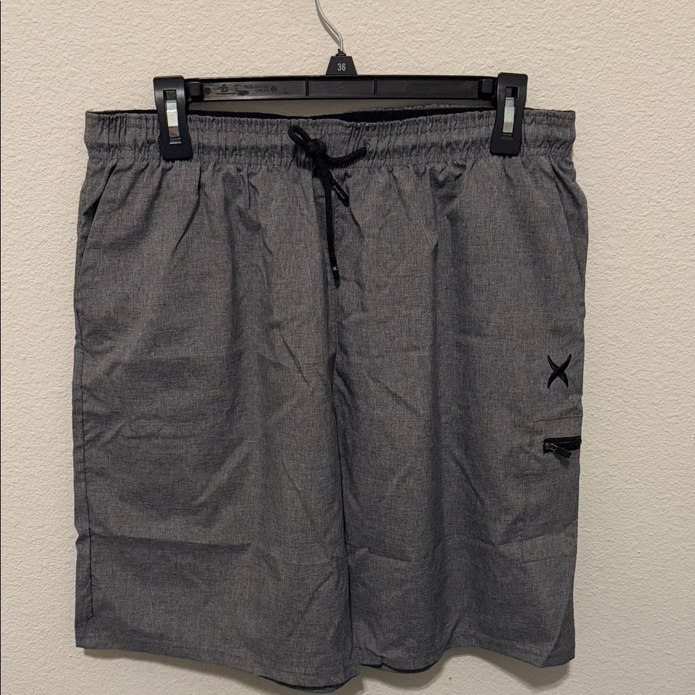 Game Time Gray Athletic Shorts